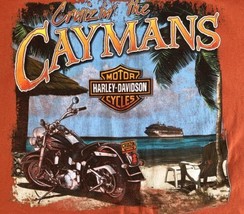 Men&#39;s Harley Davidson Size XL ? T shirt Grand Cayman no size tag read details - £14.75 GBP