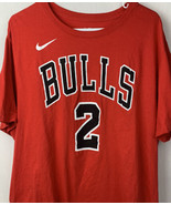 Nike T Shirt Chicago Bulls Lonzo Ball NBA Team Logo The Nike Tee Men’s 2XL - £19.65 GBP