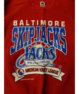 Baltimore Skipjacks AHL Vintage 10th Anniversary Hockey 50/50 Red Sweats... - $89.50 CAD