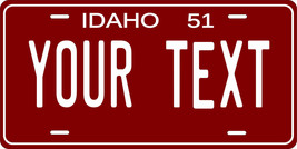 Idaho 1951 License Plate Personalized Custom Auto Bike Motorcycle Moped Key Tag - $10.99+