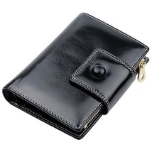 New Arrivals Short Retro Cowhide Practical Women Wallet Hot  Oil Waxing Leather  - £32.47 GBP