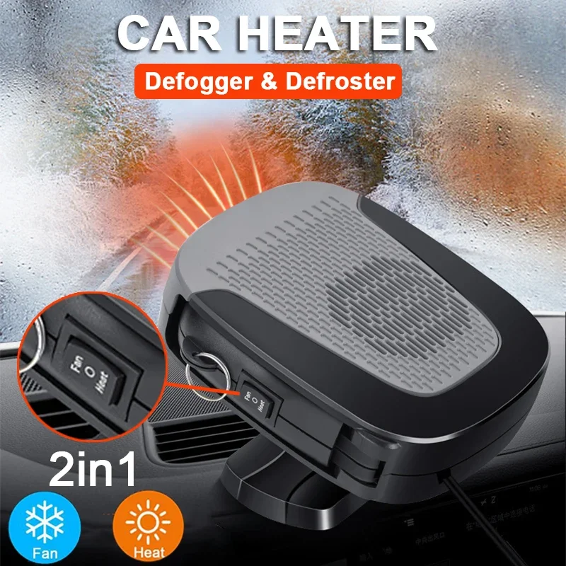 12V Portable Car Heater 12V 150W Car Windshield Defogger Defroster Fast Heating - £25.07 GBP