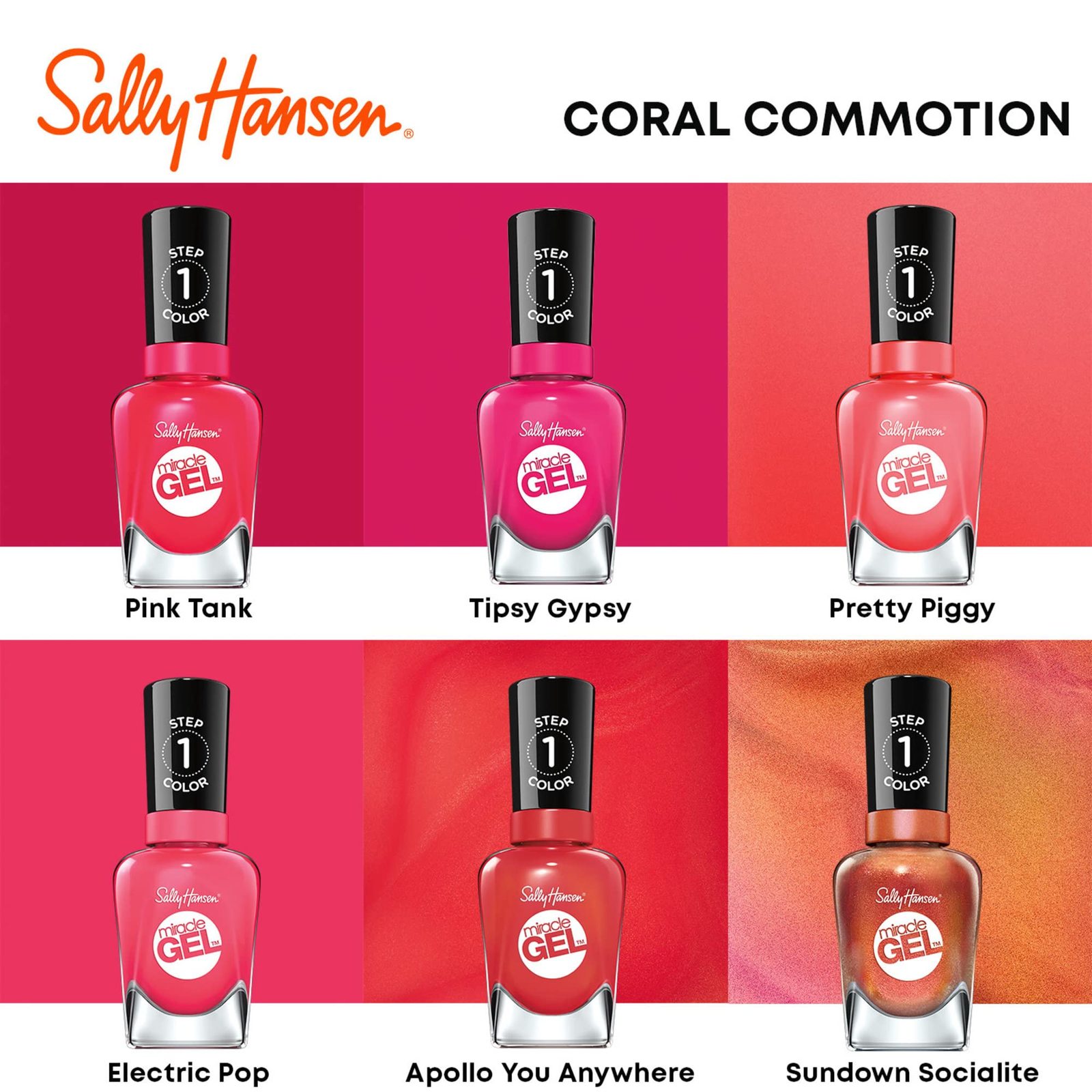 Sally Hansen Miracle Gel Salon Quality Nail Polish | Gel-Like Formula, Two-Step  Item image 12