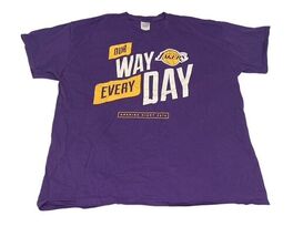 LA Lakers Opening Night 2016 T-Shirt Purple NBA Basketball Tee Mens XL G... - $10.88