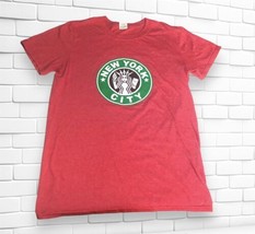 Starbucks Coffee New York City Graphic Logo Short Sleeve T Shirt Small - £9.58 GBP