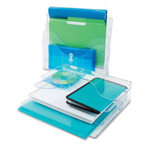 Deflecto 3 Tier Document Organiser (Clear) - $915.92 MXN