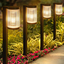 Solar Pathway Lights Outdoor, 6 Pack Upgraded Outdoor Solar Lights for o... - $71.31