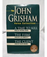 THE JOHN GRISHAM VALUE COLLECTION ~TIME TO KILL, THE FIRM, THE CLIENT~ C... - $9.99