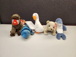 Lot Of 5 TY Beanie Babies Misc #41 - $11.88