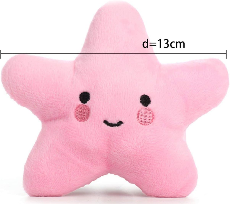 Pet Bite Squeaky Toys Smile Star Cute Stuffed Toys for Dogs Puppy Biting BB Soun Item image 3