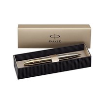 Parker IM Gold Plated Trim Premium Ballpoint Pen with Medium Nib, Gift B... - $64.00