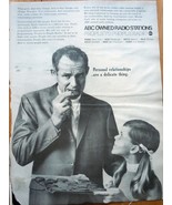 ABC Owned Radio Stations Print Magazine Advertisement 1968 - €4,33 EUR