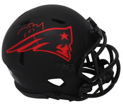 Tom Brady Autographed New England Patriots Eclipse Speed Mini Helmet Fanatics - £1,617.97 GBP
