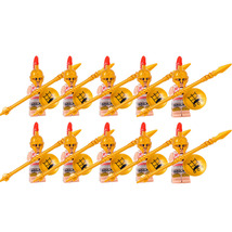 10pcs Roman Empire Greece Hoplites Minifigure Building Blocks - $15.68