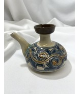 Vintage Japanese Okinawa Ryukyu Pottery Yachimun Sake Container &quot;Karakara&quot; - $39.27