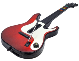 Guitar Hero 5 Wireless Controller Red Guitar 95905.805 Xbox 360 TESTED - £74.60 GBP