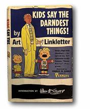 Rare 1957 Kids Say the Darnest Things ART Linkletter Charles Schulz Walt Disney  - $38.61