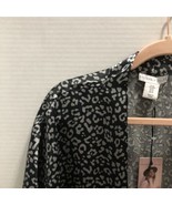 Sincerely Jules open front light weight cardigan black white size Medium M - $29.60 CAD