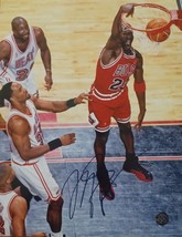 Michael Jordan Autographed Hand Signed 11x14 Photo Chicago Bulls Coa Ssc - £162.83 GBP