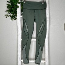 Aerie Chill Play Move Leggings Mesh Detain * Sage Green * Small - $15.48