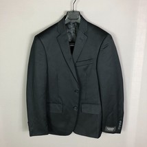Nordstrom Men&#39;s Shop Navy Notch Lapel Wool Suit Jacket Size 38S - £47.40 GBP
