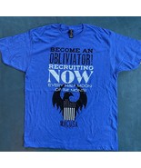 Harry Potter Fantastic Beasts Obliviator T-Shirt - Sz L - Blue - £7.64 GBP