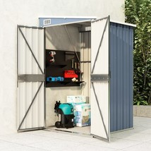 Garden Shed Grey Galvanized steel, metal Medium Storage - $5,969.01 MXN