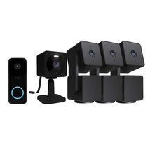 Wyze Camera Security Cameras Whole Home Indoor Outdoor Color Night Vision Bundle - $215.99