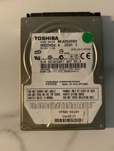 Toshiba MK6052GSX A0/LV010A HDD2H06  A ZK01 T 60GB 2.5 SATA Hard Drive - $9.99