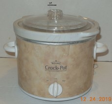 Rival 2 Qt Quart Small Crock Pot Slow Cooker Model SCR200 - £26.52 GBP