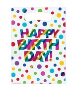 Rainbow Foil Happy Birthday Party Treat Favor Goodie Bag 8 Per Package New - €3,38 EUR