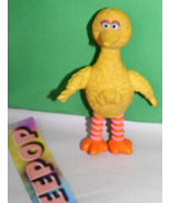 Sesame Street Big Bird Muppet Tara Toys 1985 Vintage CTW Poseable Figure - £19.46 GBP