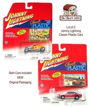 Johnny Lightning Classic Plastic Die-Cast Cuda &amp; Roadster 373-01 Hot Wheels - £23.88 GBP