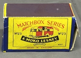 Moko Lesney Matchbox NO 23 Berkeley Cavalier Caravan Trailer Blue Original B Box - £29.20 GBP