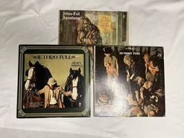 Vintage Jethro Tull LP Vinyl Lot of 3 Heavy Horses Aqualung This Was - $24.00