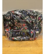 VERA BRADLEY Large Pleated Tote Bag Purse Kiev Paisley Pockets New In Bag - $69.29