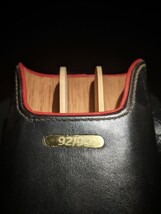 Brizard  Black  Python Pattern and Red Leather cigar case NIB image 3
