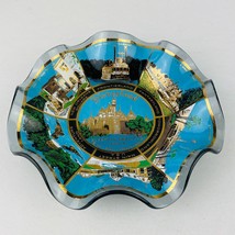 Disneyland Souvenir Sleeping Beauty&#39;s Castle Tourist Attractions Wavy Plate - $62.99