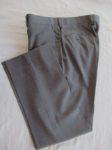 Calvin Klein men&#39;s dress pants 34Wx32L actual 34Wx 29-1/2 gray - £11.32 GBP