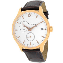 Tissot Men&#39;s Tradition White Dial Watch - T0636393603700 - £235.46 GBP