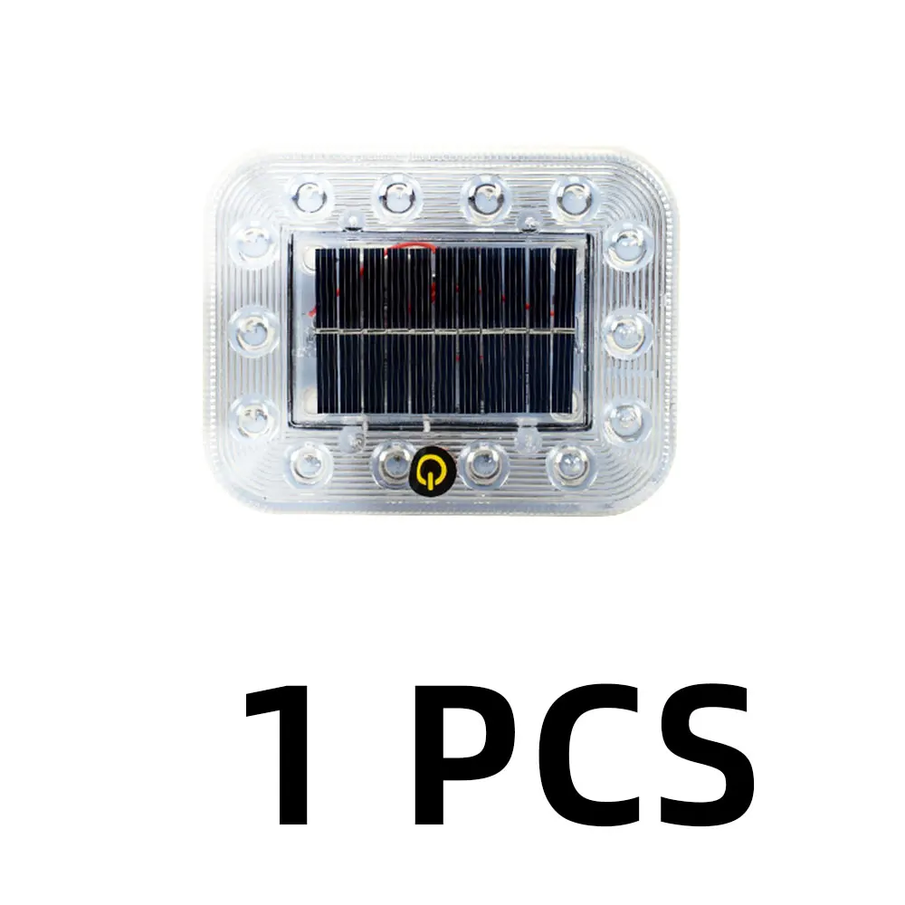 Solar Charging Magnetic RGB LED Warning Light Bar for Car Truck Bus Night Safety - £118.94 GBP