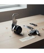 1 Pack Tool Box Lock Replacement, 5/8 Inch Black Tubular Cam Lock with 2... - $216.93 MXN