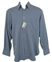 NEW $575 Brioni Brushed Cotton Shirt!  Large   Mocha Brown or Blue  *Cut Roomy* - £132.60 GBP