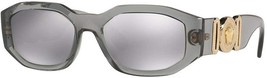 Versace Sunglasses VE4361 3116G 53mm Transparent Grey / Lt Grey Mirror S... - $2,891.24 MXN