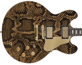 Guitar Skin Wrap Axe Re-skin Vinyl Ashbury Anaconda Gold Snake Skin 1054 B - $34.60+