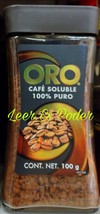 CAFE ORO SOLUBLE 100% PURO / 100% PURE COFFEE - 100g - ENVIO GRATIS - $18.37
