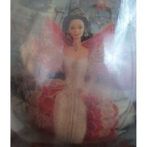Vtg 1997 Holiday Barbie Decoupage Ornament 4” With Wooden Stand &amp; Original Box - £15.27 GBP