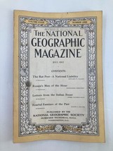 VTG The National Geographic Magazine July 1917 The Rat Pest No Label - £11.17 GBP