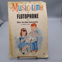 Vintage Sheet Music, Music Time for Flutophone by Frederick Earle, 1961 ... - $7.85