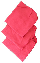 4 RED pink SHOP TOWELS 100% Cotton cloth Rags auto car mechanics cleaning oil - £12.13 GBP